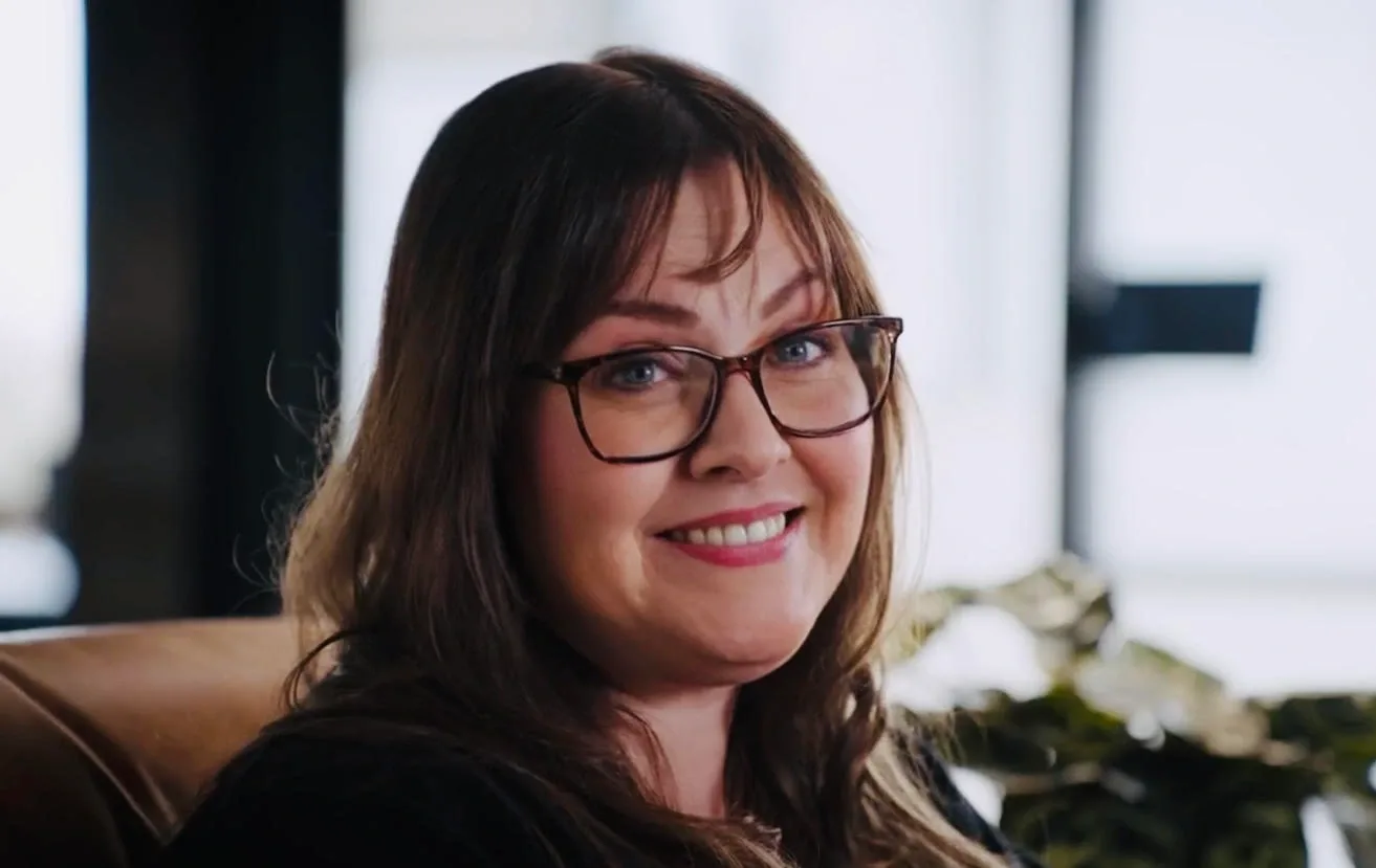 Woman smiling at camera